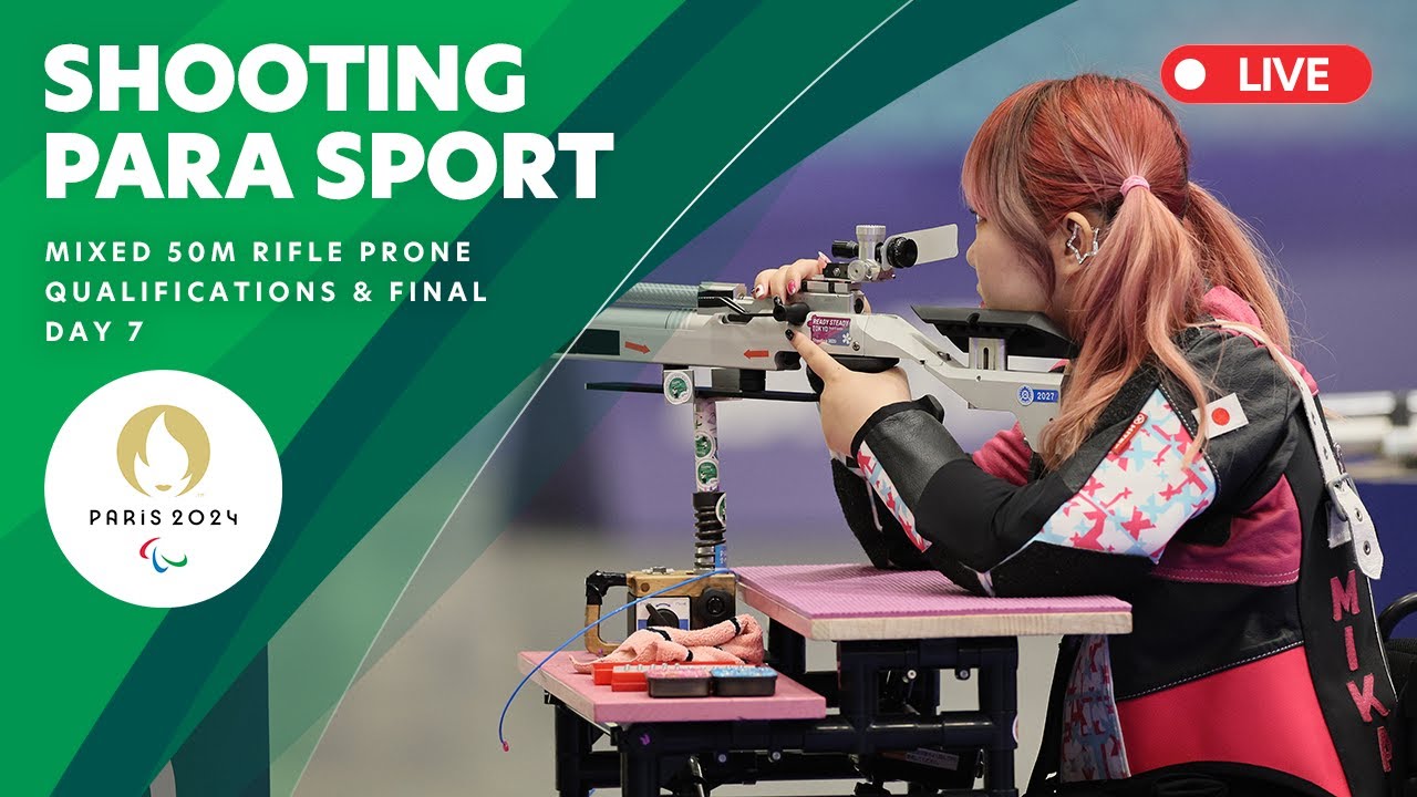 Shooting Para Sport - Mixed 50m Rifle Prone Qualification & Final | Day 7 | Paris 2024 Paralympics
