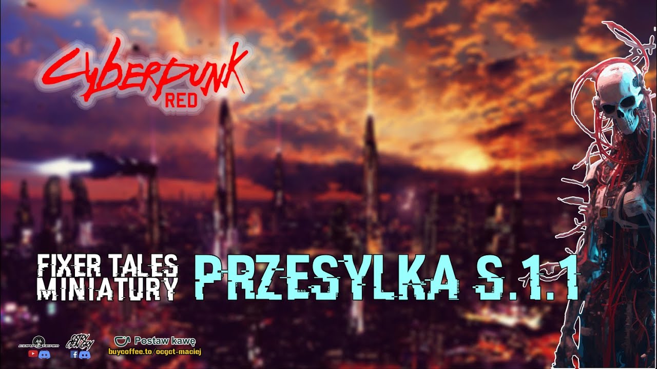 Cyberpunk RED RPG FixerTalesMini Przesyłka 1.1
