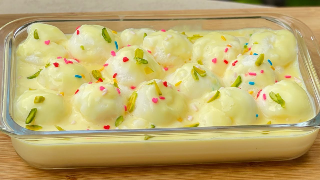 স্নোবল কাস্টার্ড রেসিপি | Snowball Custard Recipe | Floating Custard Recipe | Dessert Recipe