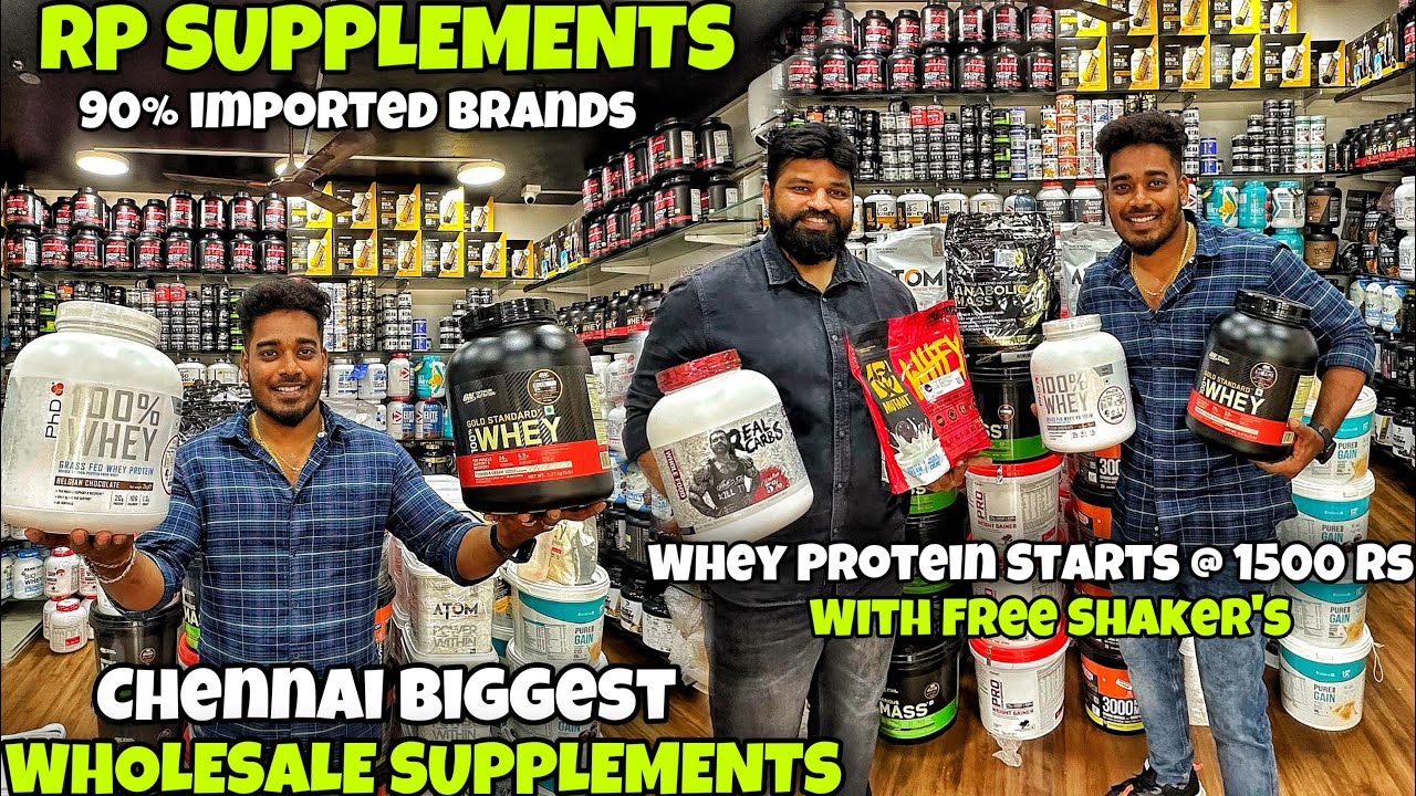 Wholesale Supplements Starts @ Jus 1500Rs | Orginal Whey Protein with Free Shakers - RP Supplements