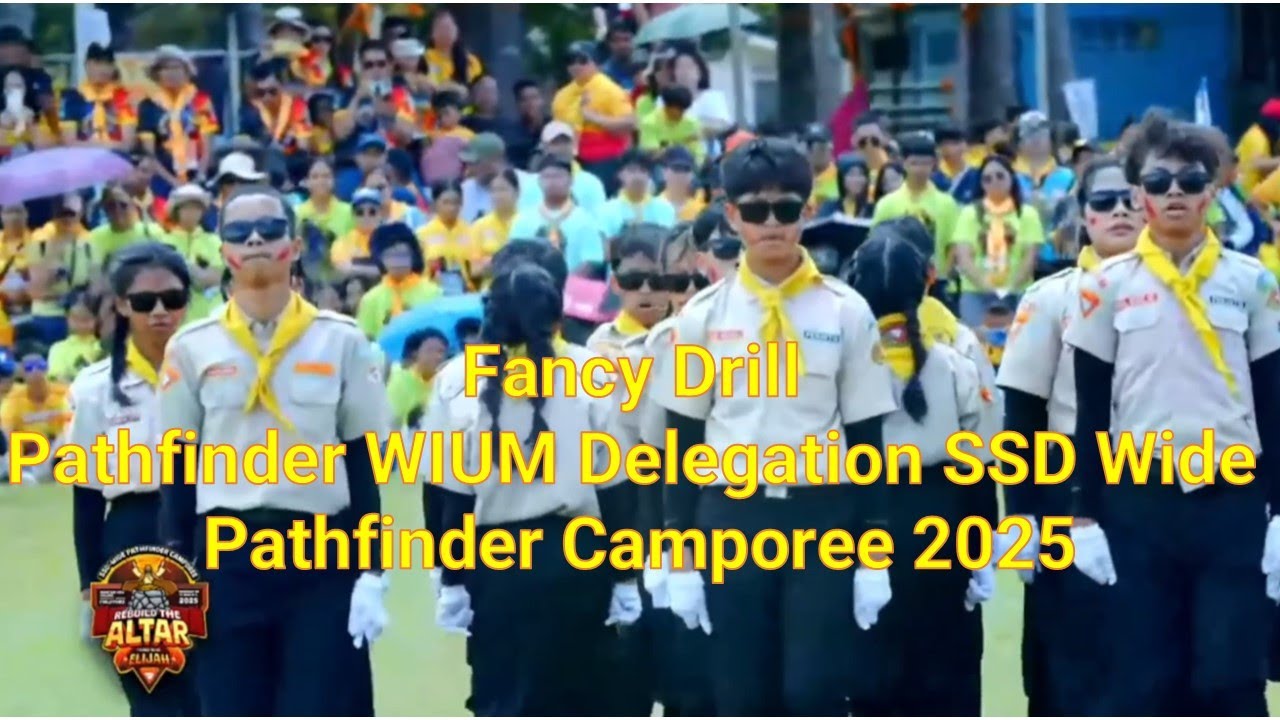 Fancy Drill Pathfinder WIUM Delegation SSD Wide Pathfinder Camporee 2025