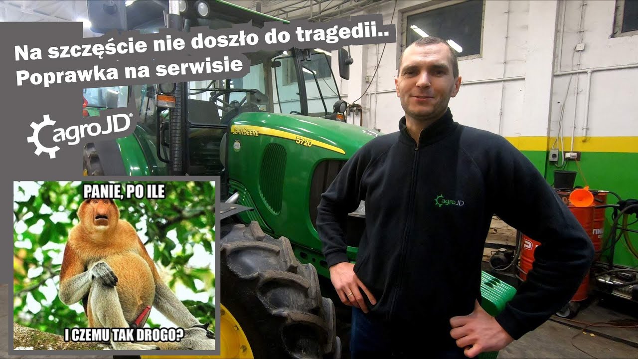 Źle złożona zwolnica w John Deere 5720 🚜 Na szczęście nie doszło do tragedii.. Poprawka na serwisie🔧