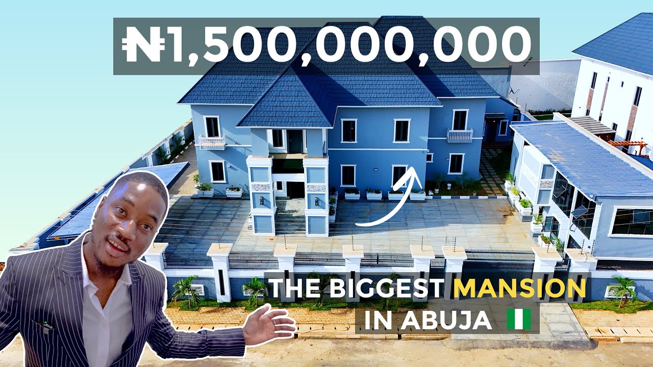 Inside the BIGGEST MANSION in Asokoro ABUJA for 1.5 Billion Naira!