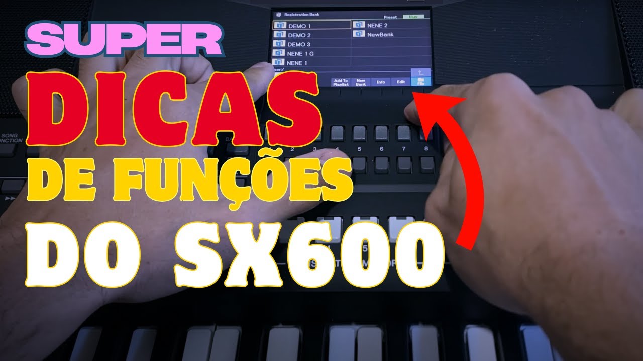 Essas Dicas Vão MUDAR Como Você USA o Teclado Yamaha PSR SX600!!!
