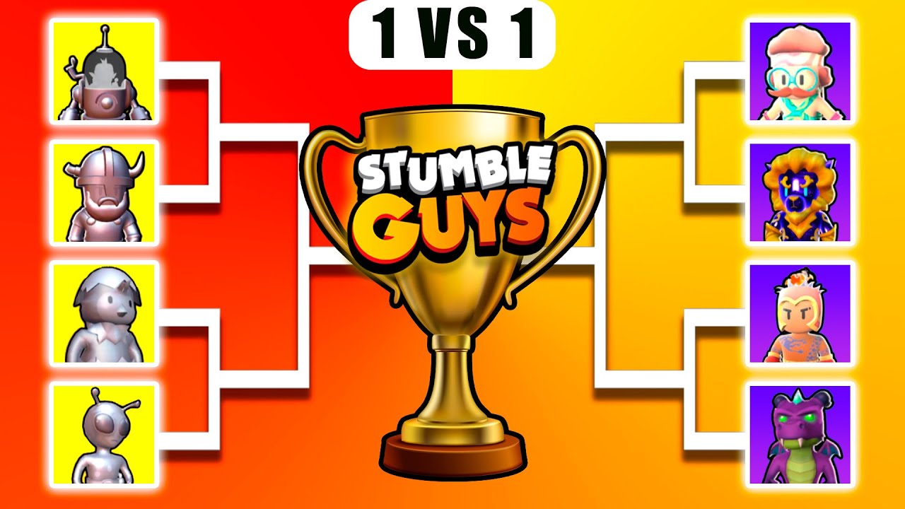 SILVER vs MYTHIC Skins in Stumble Guys 🔥 Who win in Tournament?