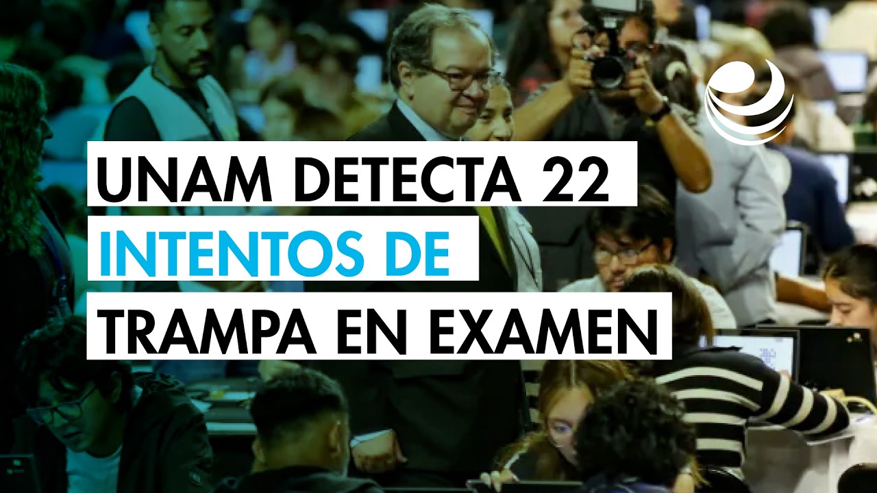 Rector de la UNAM supervisa &uacute;ltimo d&iacute;a del examen de control; detactan 22 intentos de trampa en CDMX