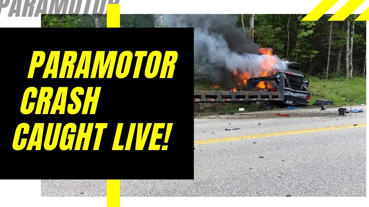PARAMOTOR  AIR CRASH  🔴💥 CLOSE CALL PILOT CAUGHT LIVE!