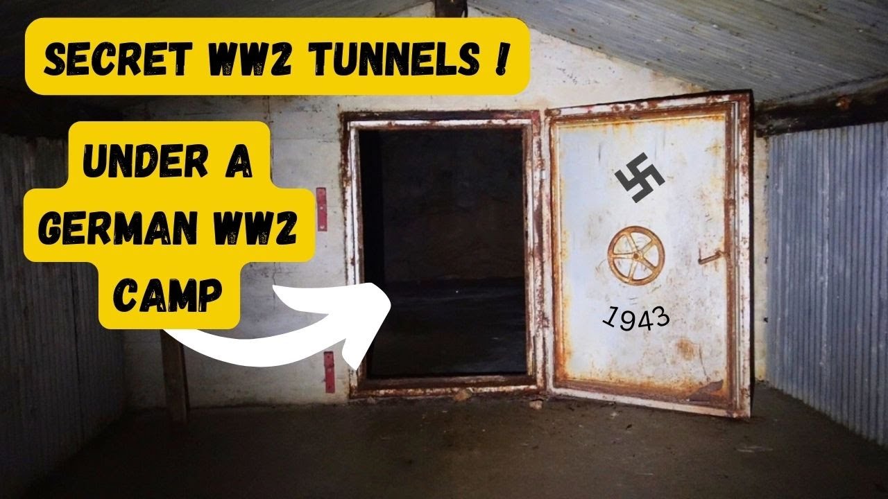 Secret tunnels under German WW2 camp. How many are there ?