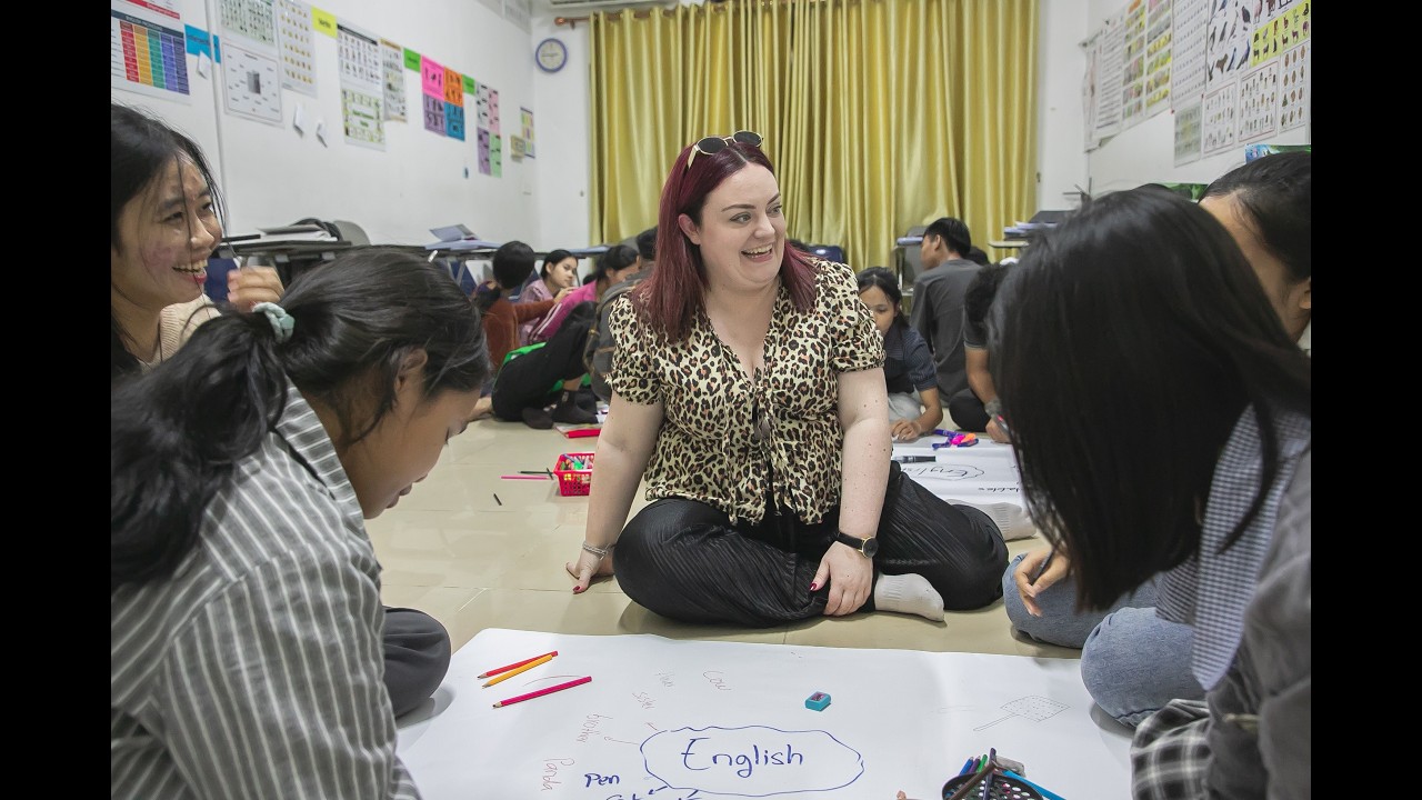 Meet Cristin as an English Volunteer