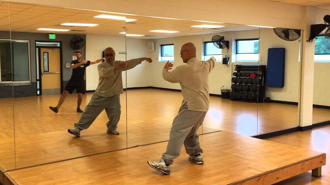 Master So demonstrates Qigong Tai Chi movements.
