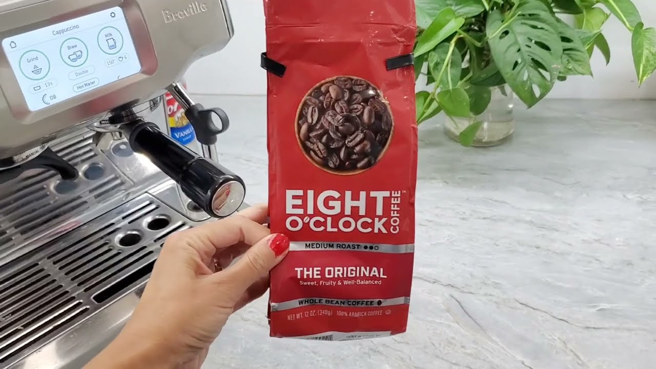 Brewing a Cup Eight O'clock Coffee Beans!