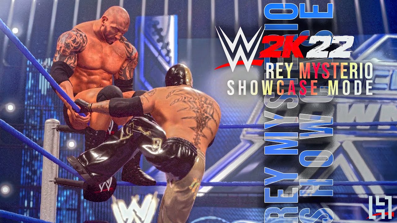 WWE 2K22 Showcase Mode : Part 7 - Rey Mysterio vs Batista