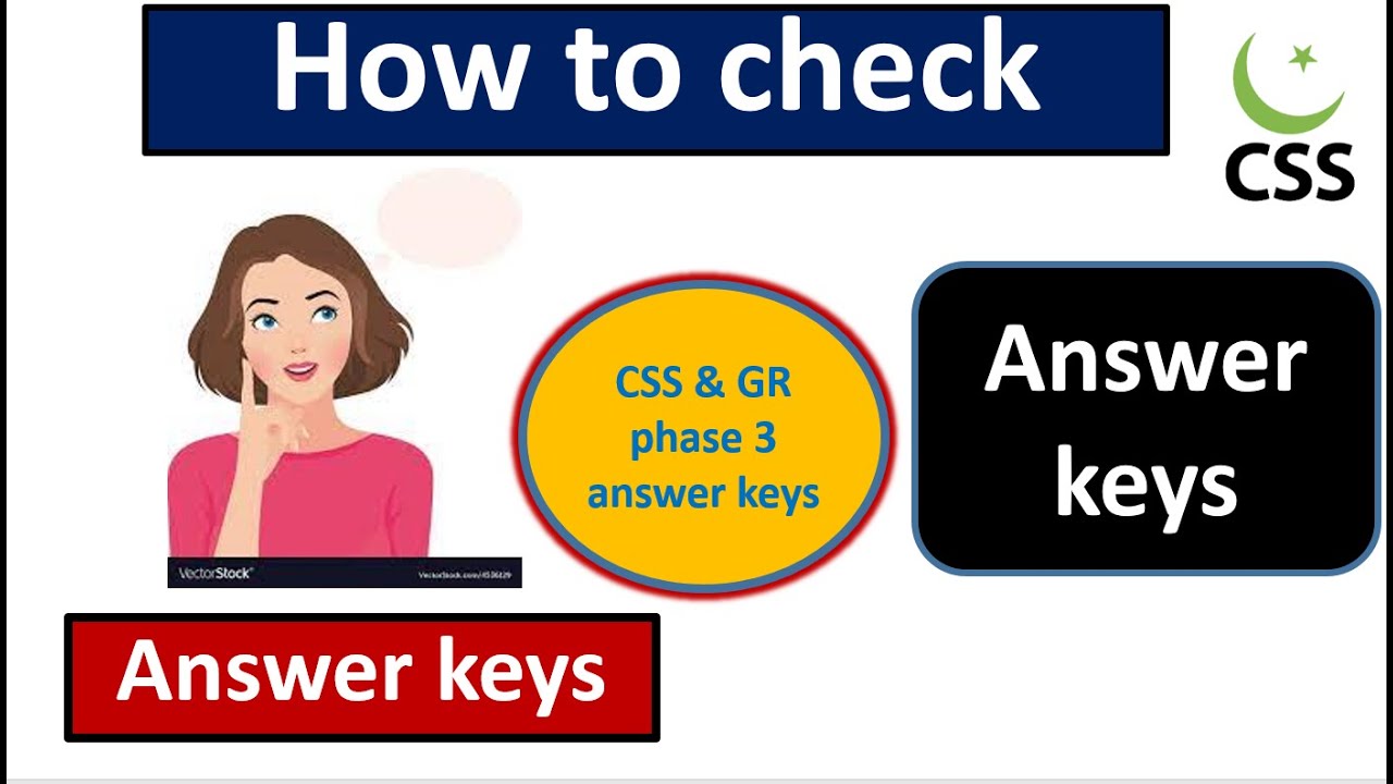 How to check answer keys for screening test |CSS/PMS/GR phase3 |