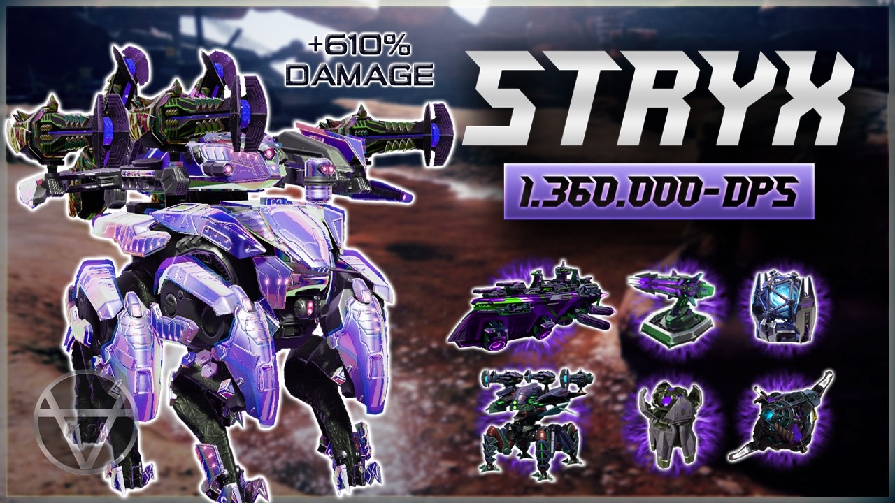 1,360,000 DPS STRYX is INSANE (Shantak + Frederick) | War Robots