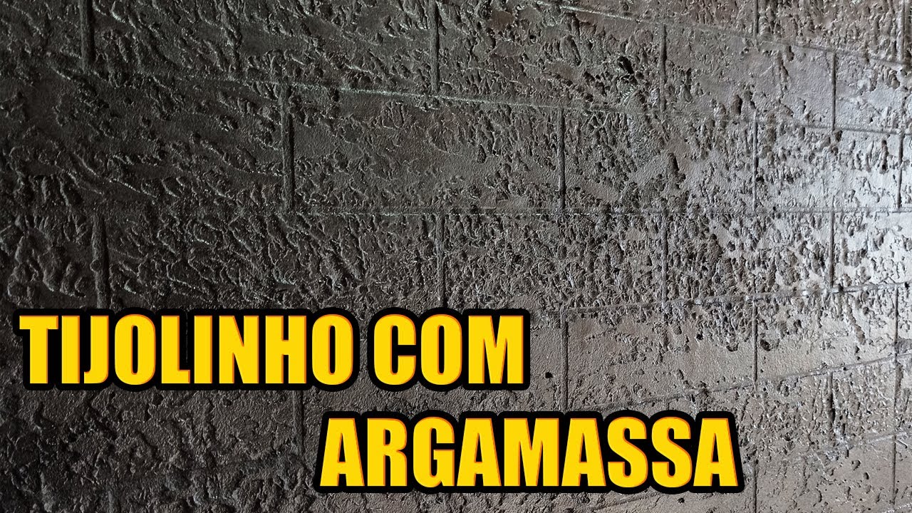 COMO FAZER TIJOLINHOS DE ARGAMASSA EM CASA fa&ccedil;a voc&ecirc; mesmo