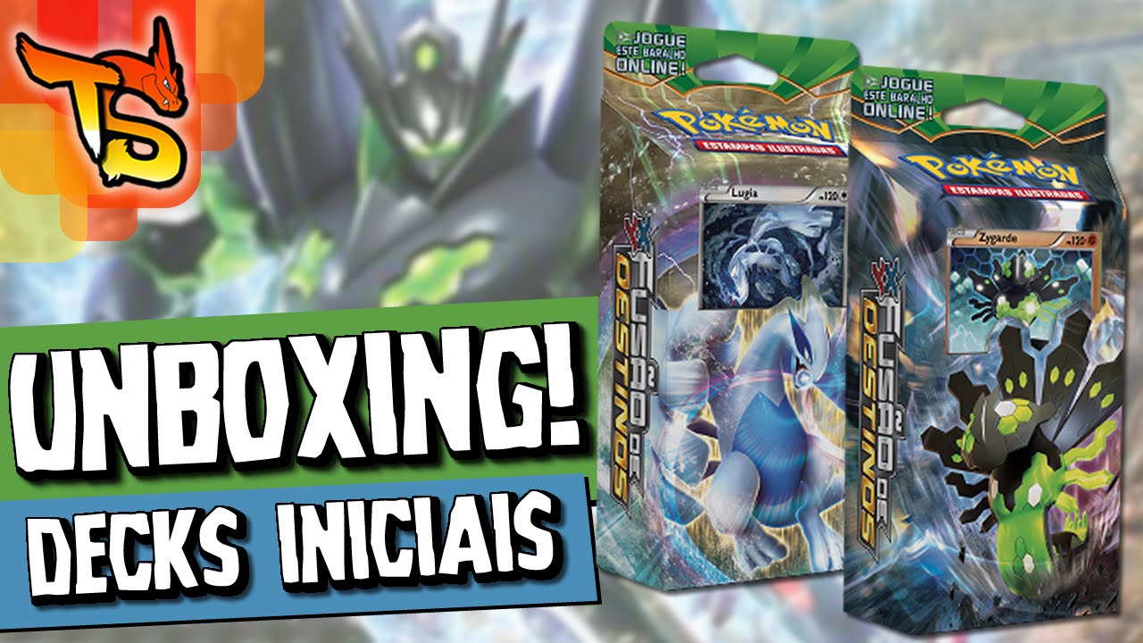 Pokémon TCG - Unboxing Decks iniciais 