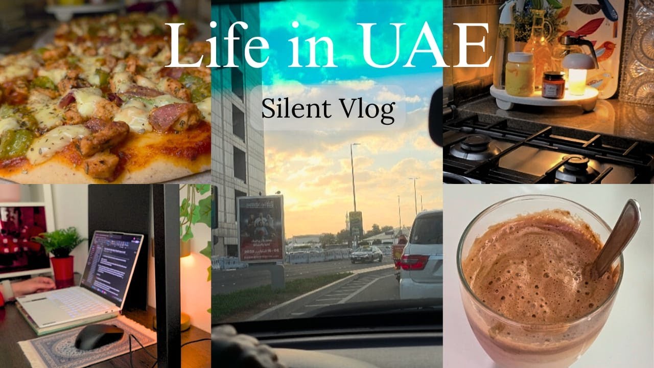 Slow Living Day 🌸 | Life in UAE | Chicken Bread, Pizza & ASMR Cooking