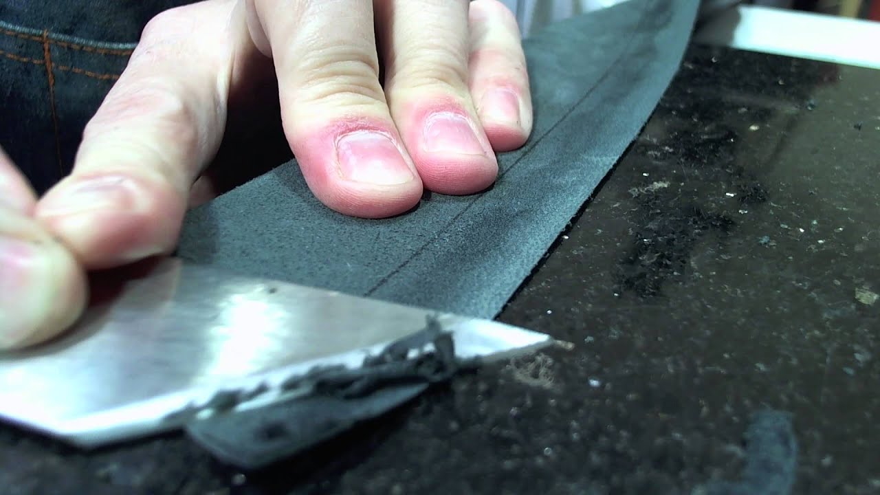 Paring Leather and Making Leather Corners