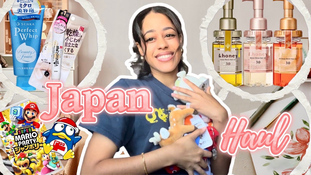 🇯🇵JAPAN HAUL ˚ʚ♡ɞ˚ Skincare, Clothes, Jewlery, Plushies + More