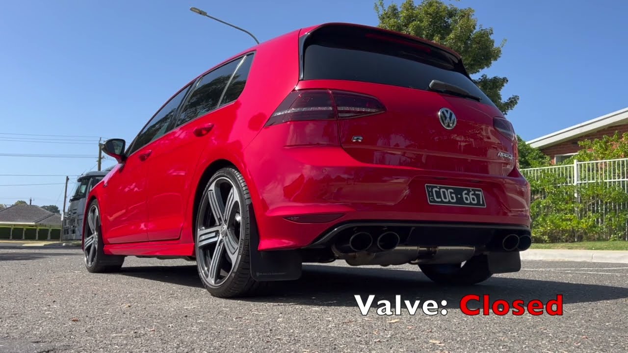 Stage 2 VW MK7R w/ APR Downpipe & Invidia R400 Catback Exhaust