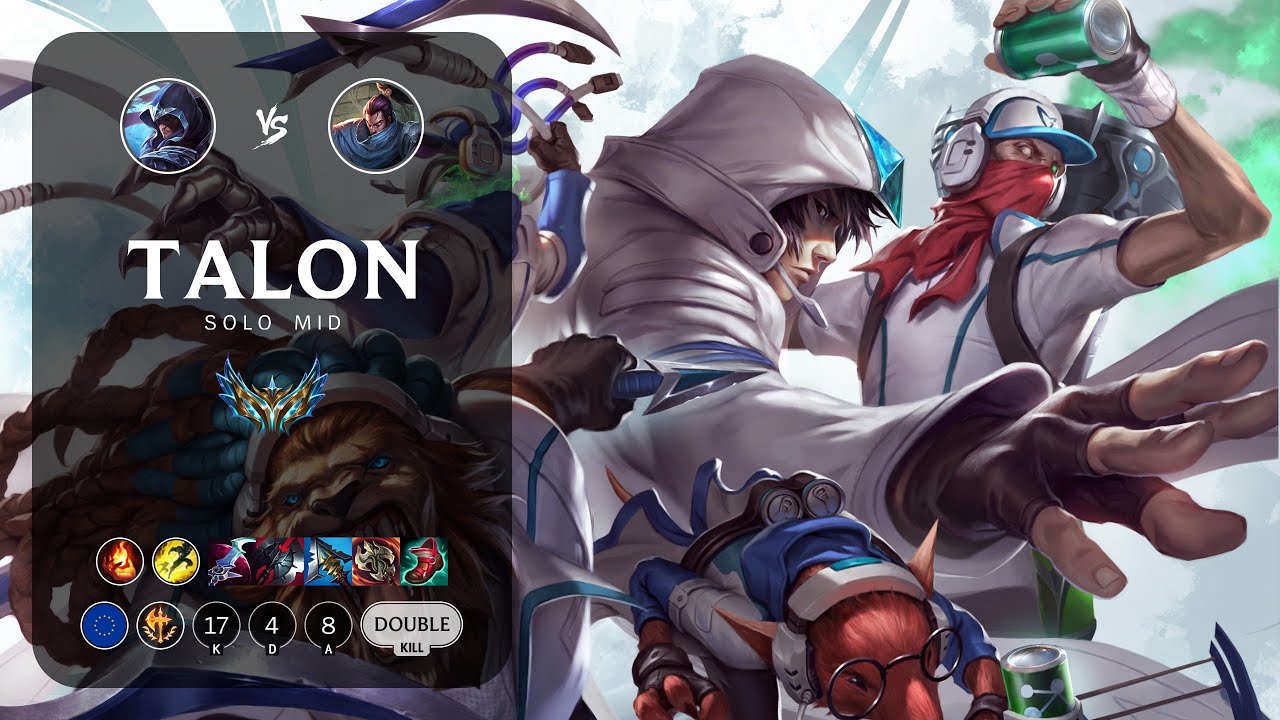 Talon Mid vs Yasuo - EUW Challenger Patch 13.1