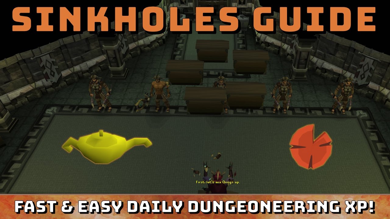 Sinkholes Guide [Runescape 3] Easy & Fast Dungeoneering xp Daily