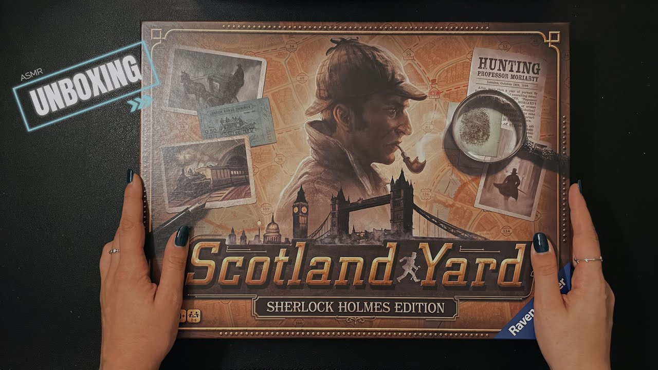Gioco da Tavolo SCOTLAND YARD Sherlock Holmes Edition | UNBOXING in ASMR