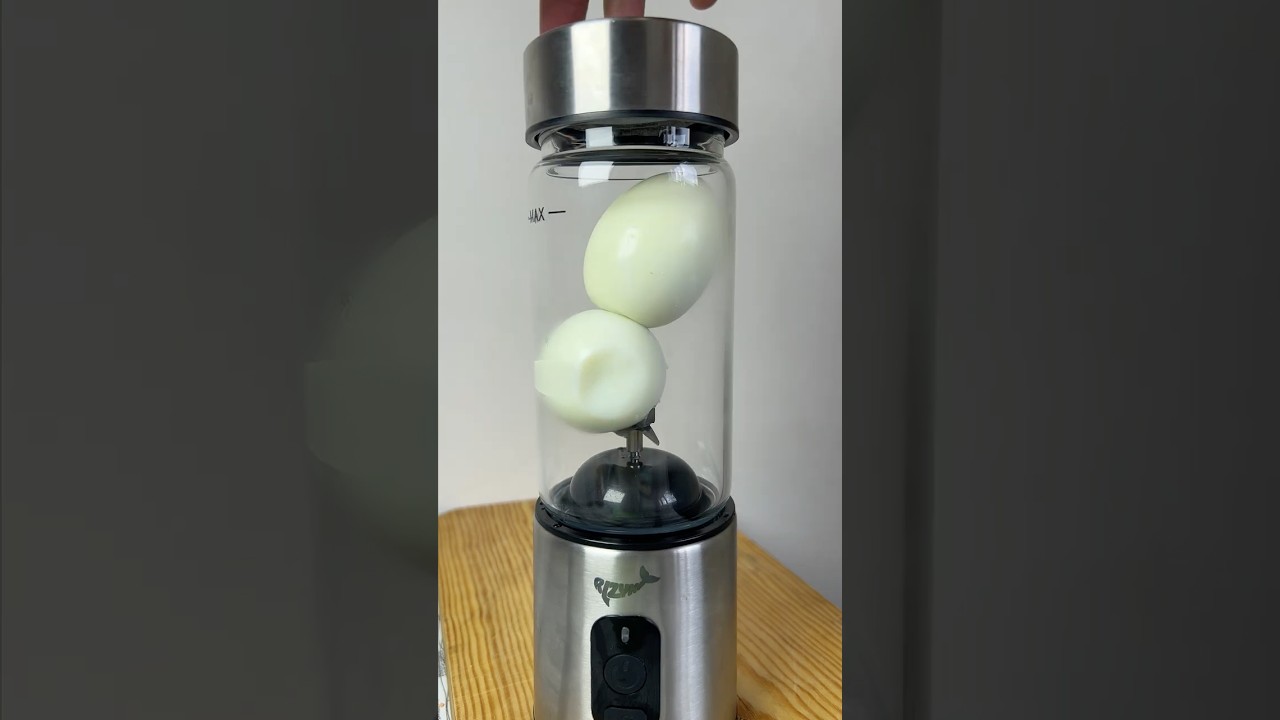 Boiled Egg vs Blender! 🥚💥 Ultimate Test  #usa #juicer #asmr #shorts #foodtest