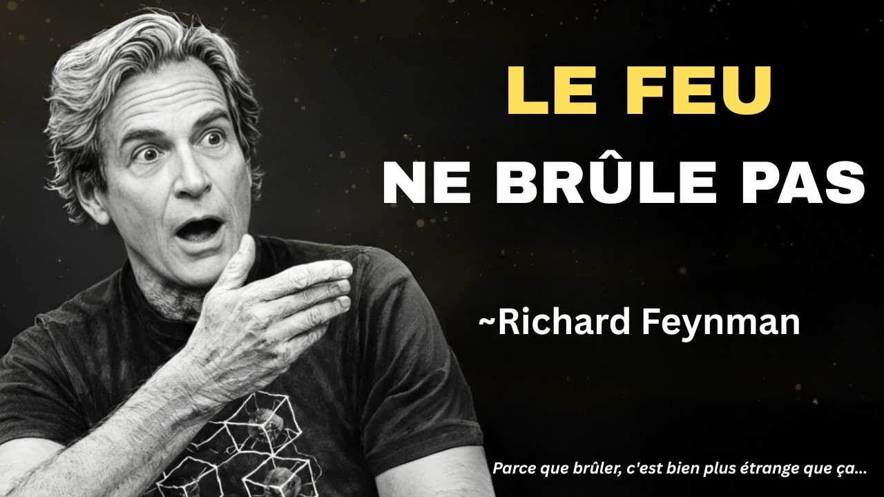 Richard Feynman   La réponse étonnamment profonde à la question « Pourquoi le feu brûle t il