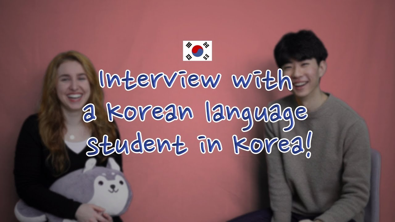 Interview with a Korean language student in Korea! (외국인 유학생 인터뷰)