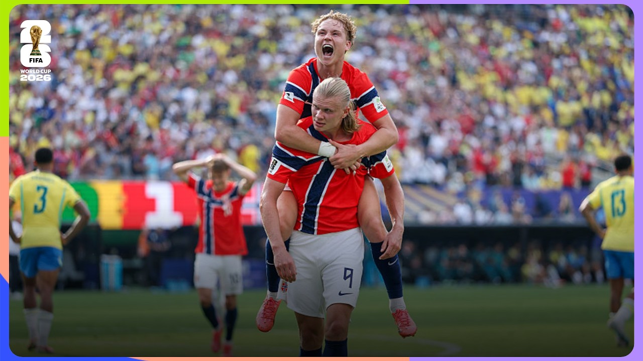 Erling Haaland Scores Again! | Brazil 1-2 Norway