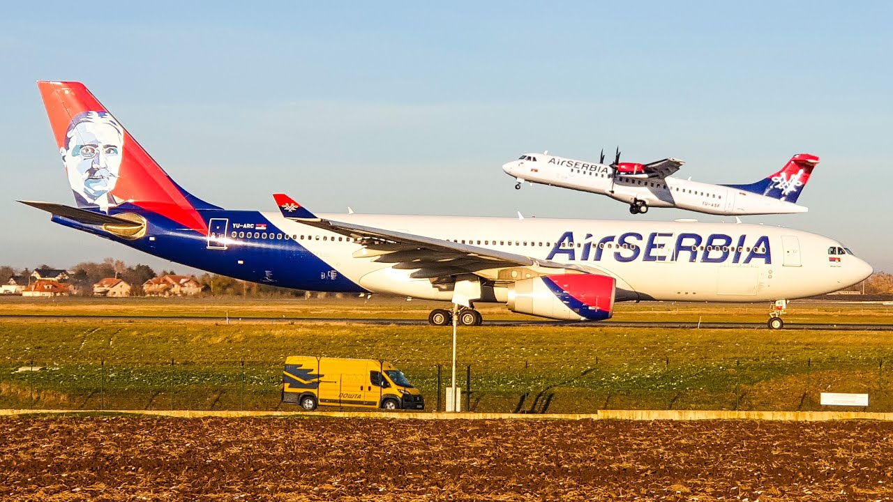 WINTER PLANESPOTING At Belgrade Airport