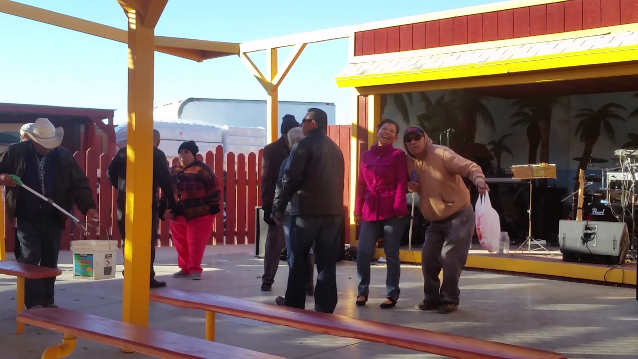 Drunk people dancing