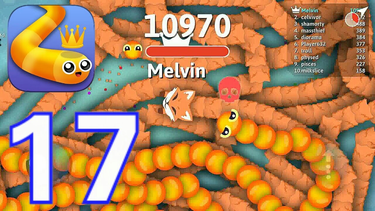 Snake.io-(Gameplay 17)-Desbloqueando VULPER