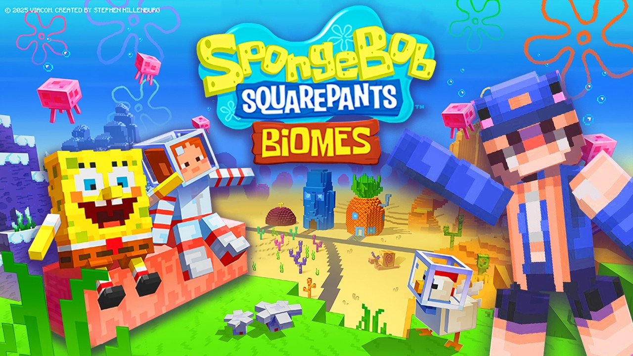 🧽Майнкрафт, но МЫ ВЫЖИВАЕМ В МИРЕ ГУБКИ БОБА на карте SpongeBob SquarePants Biomes