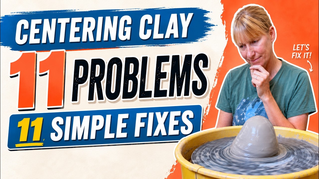 Centering Clay For Beginners - 11 Problems - 11 Easy To Follow Solutions