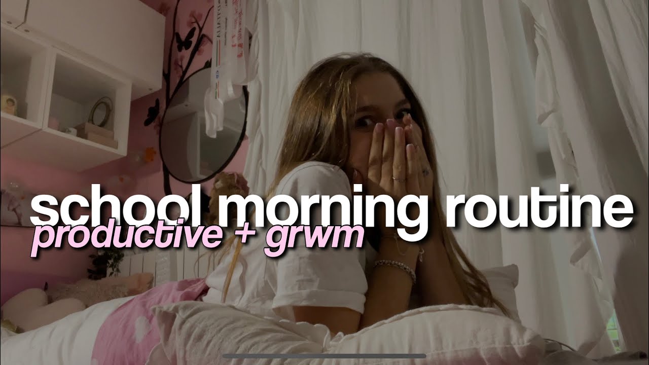 MORNING ROUTINE for school! 🎀 *sveglia alle 6:30am* || SZ