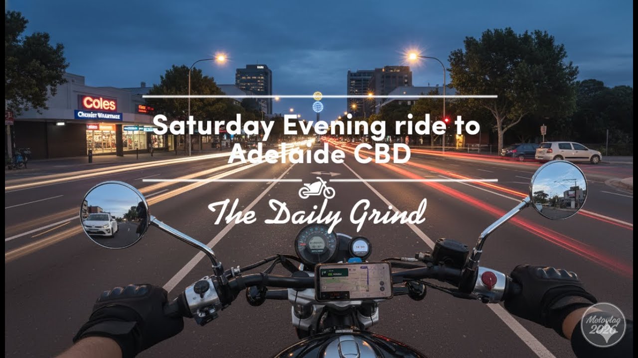 Adelaide CBD Saturday Evening Ride | Royal Enfield Super Meteor 650