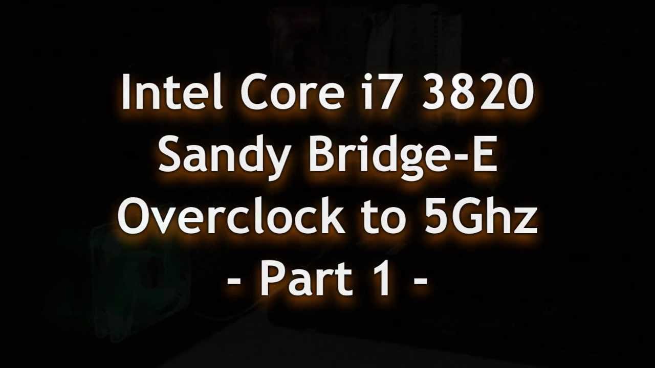 Overclocked to 5Ghz Intel Core i7 CPU - Part 1 - BIOS Settings - PCWizKid