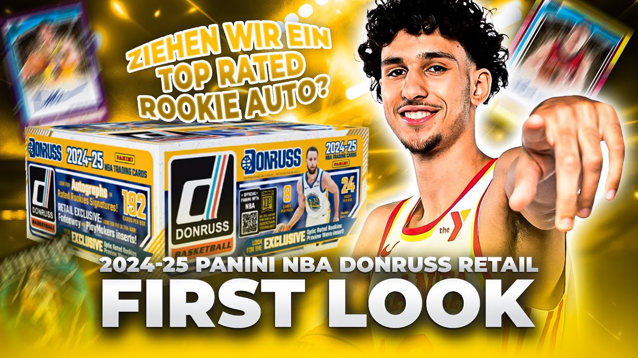ICONIC RATED ROOKIES! 🏀🔥 Panini Donruss 2024-25 NBA Basketball Retail Box Review