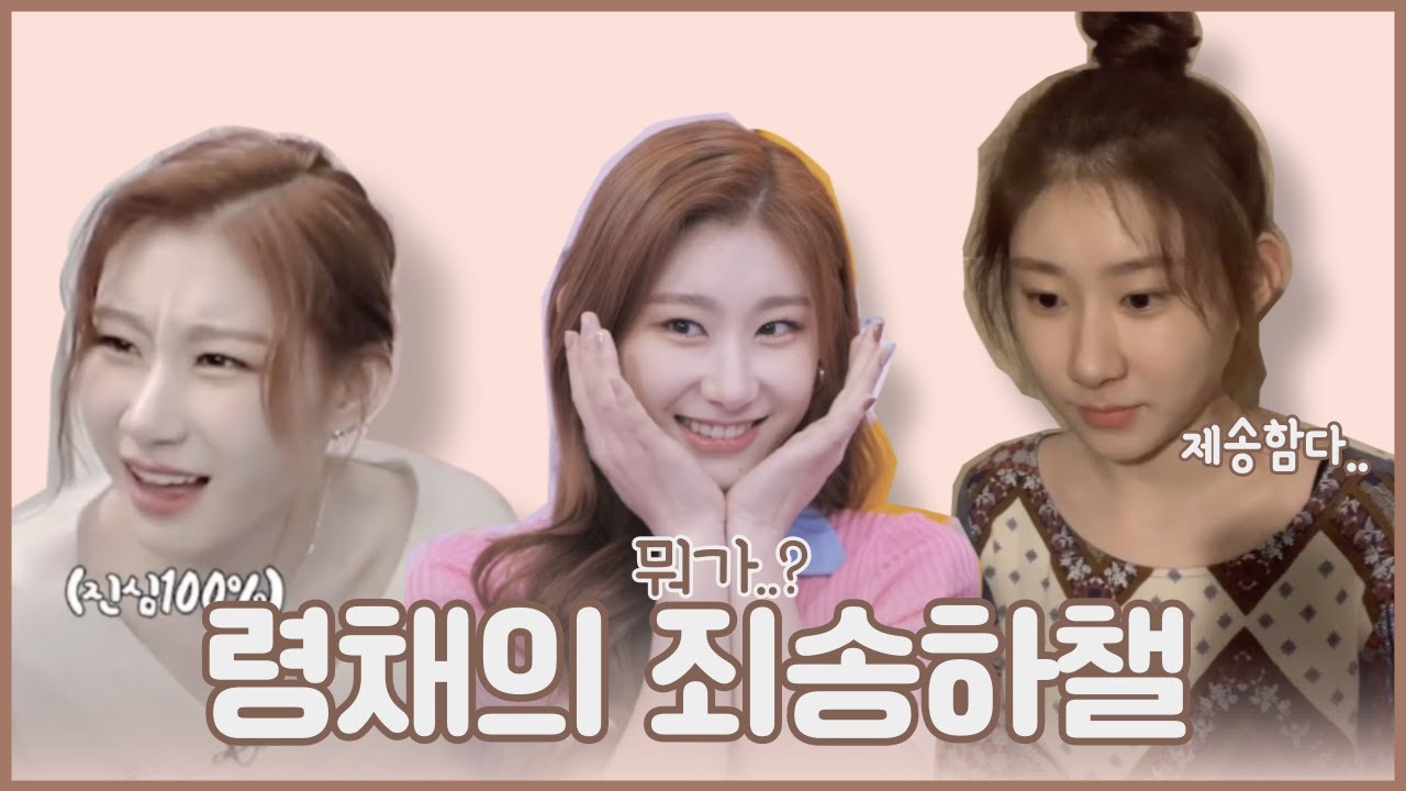 령채의 죄송하챌 | ITZY 채령의 죄송함다 모음