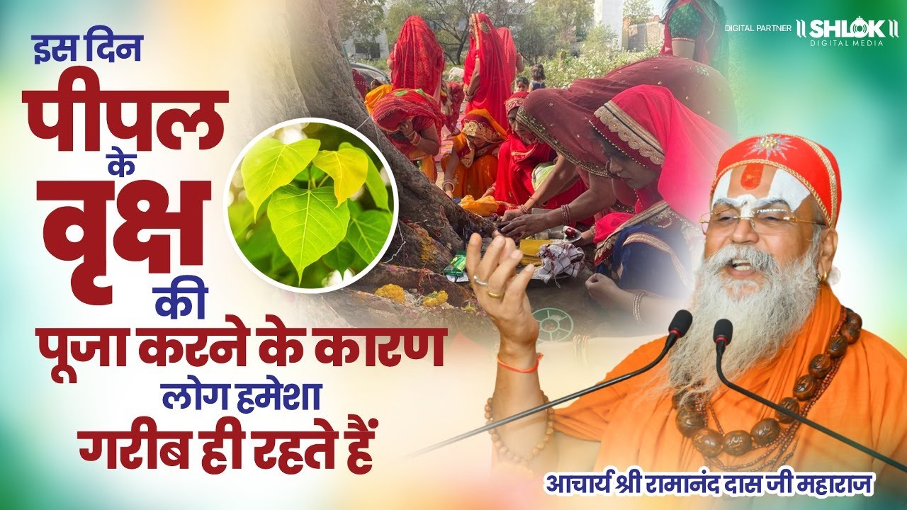 इस दिन पीपल के वृक्ष की पूजा करने के कारण लोग हमेशा गरीब ही रहते हैं ! By Ramanand Das Ji. #pooja
