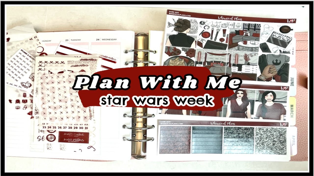 Plan With Me // Dark Side // Whimsical Plans