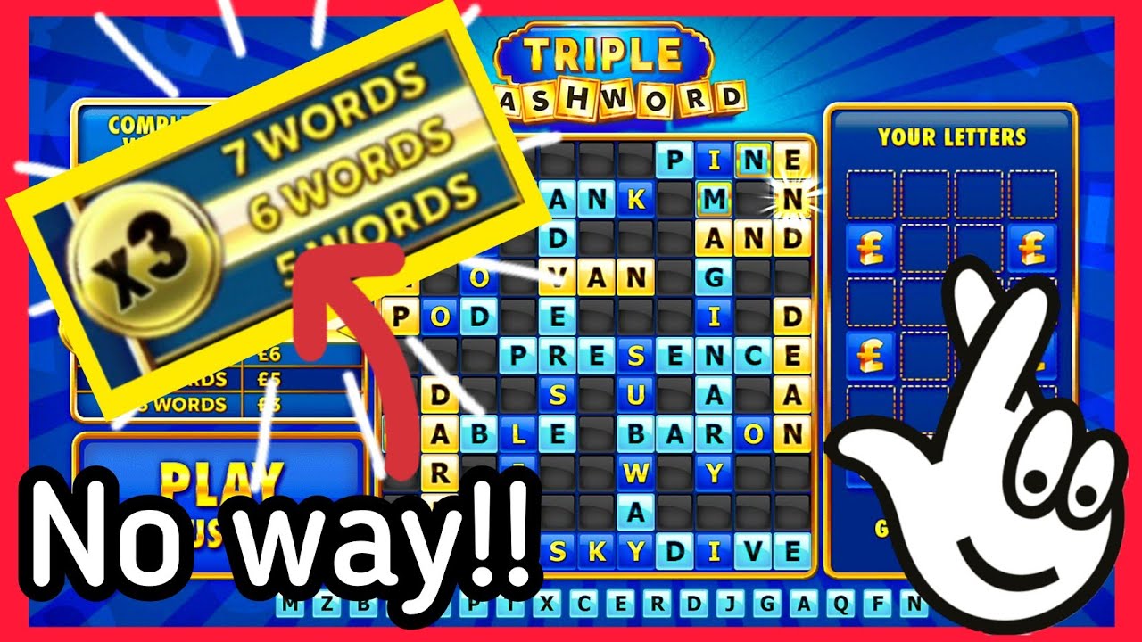 Biggest win on TRIPLE CASHWORD! | Scratch cards ONLINE | Bierans Cards