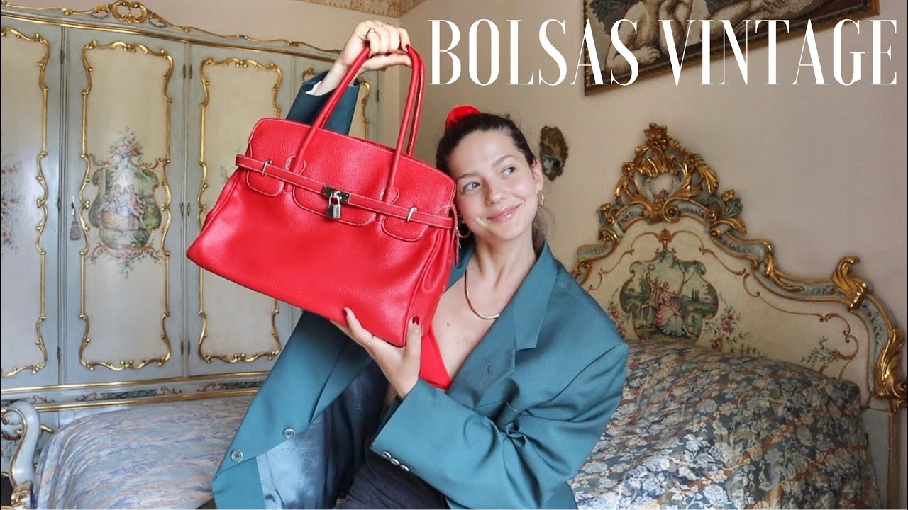 COMO SER ESTILOSA E CHIC SEM GASTAR | bolsas vintage da minha nonna que eu usaria | moda sustentável