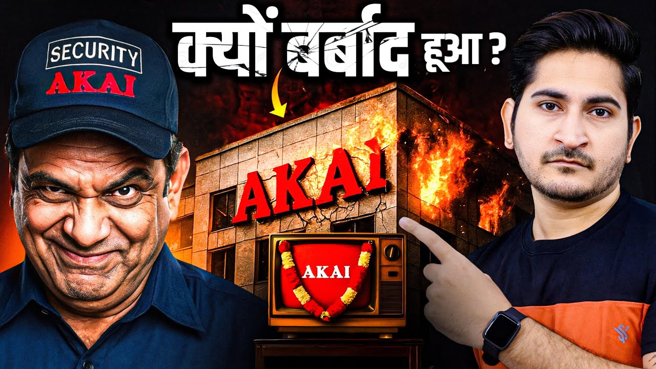 क्यों बर्बाद हुआ AKAI🔥The Watchman Who Destroyed a Billion Dollar Brand! | Business Case Study