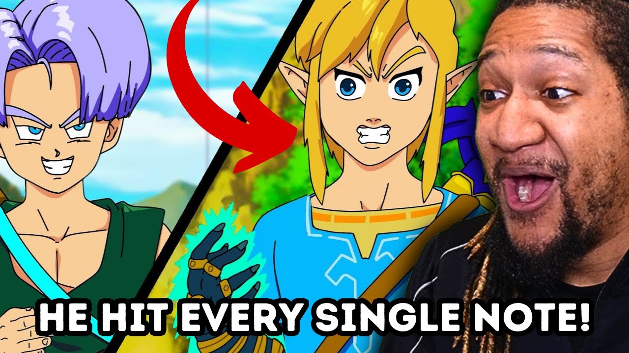 Reaction to SSJ9K - Trunks vs Link RAP BATTLE!