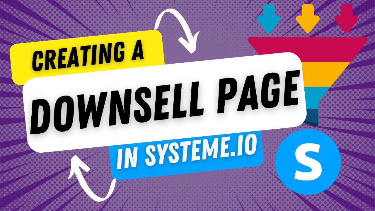 How to Easily set up a Downsell Page in systeme.io [FULL GUIDE]