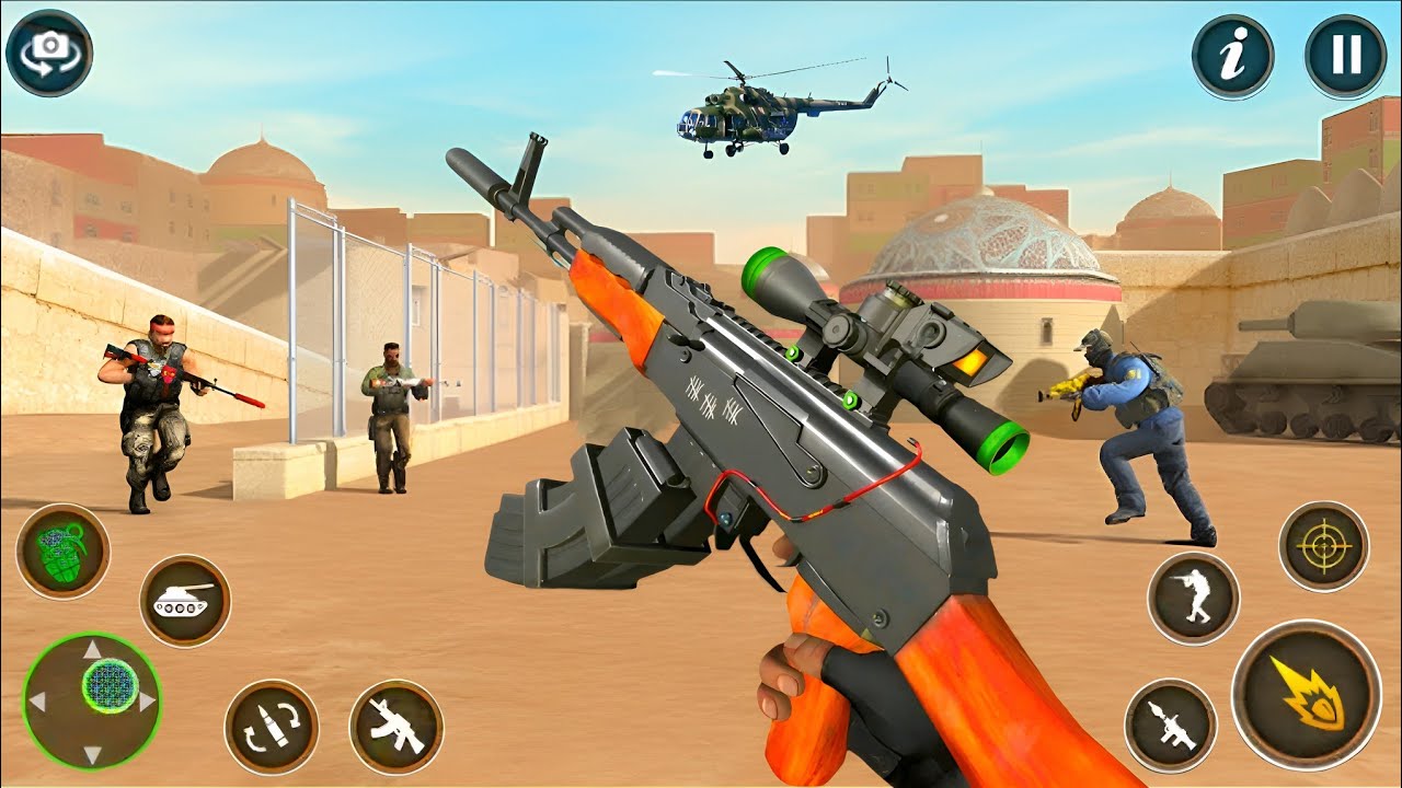Gun Strike FPS Shooting Game 3D - Banduk Wala Game - Android Gameplay