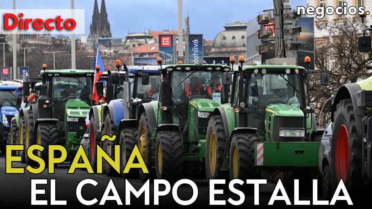 DIRECTO | TRACTORADA EN MADRID: EL CAMPO ESPA&Ntilde;OL EXPLOTA CONTRA MERCOSUR Y LAS POL&Iacute;TICAS DE EUROPA